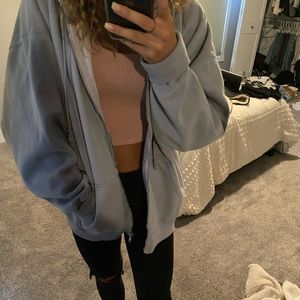 Brandy Melville zip up hoodie